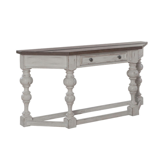 River Place - Accent Console Table - White - Hornell Furniture Outlet