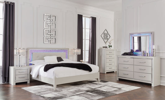 Zyniden - Upholstered Bedroom Set - Hornell Furniture Outlet