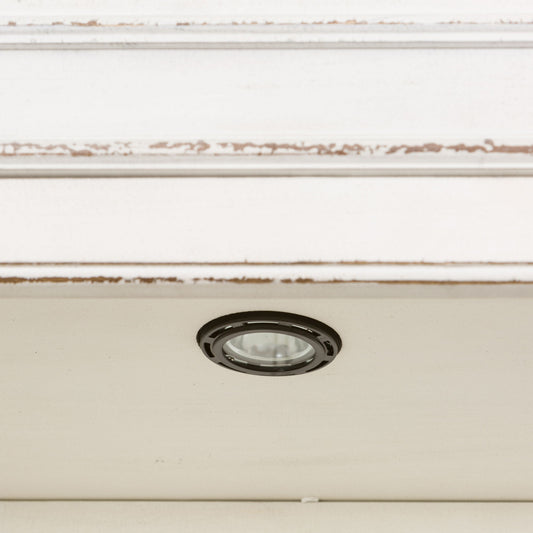 Magnolia Manor - Entertainment Hutch - White - Hornell Furniture Outlet