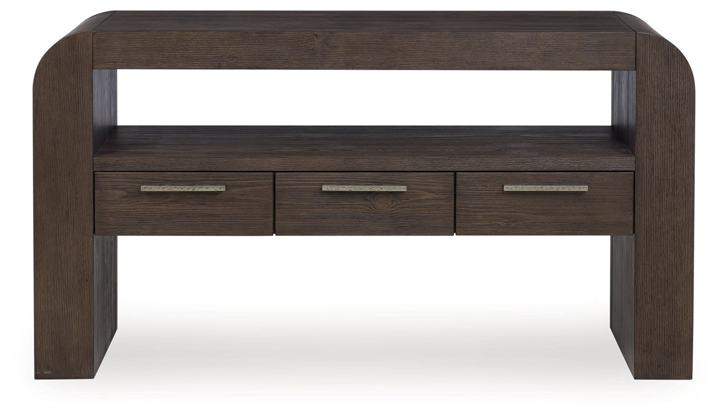 Neo - Rich Brown - Console - Hornell Furniture Outlet