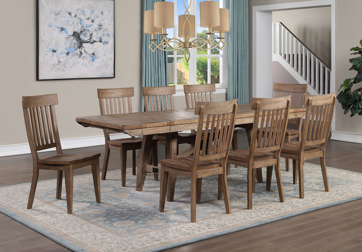 Riverdale - Side Chair (Set of 2) - Driftwood - Hornell Furniture Outlet
