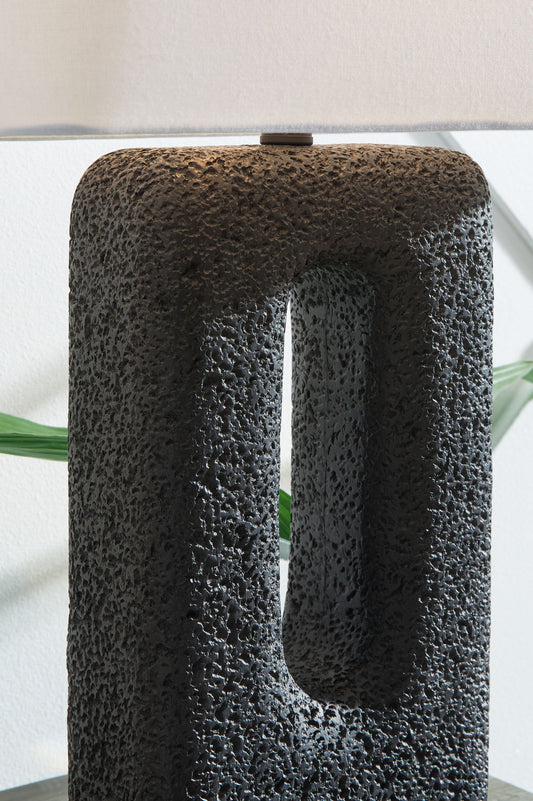 Wimmings - Black - Poly Table Lamp (Set of 2) - Hornell Furniture Outlet