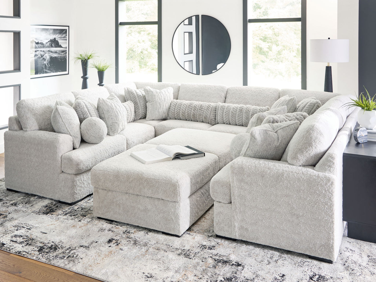 Cuddle Plush - Sectional - Hornell Furniture Outlet