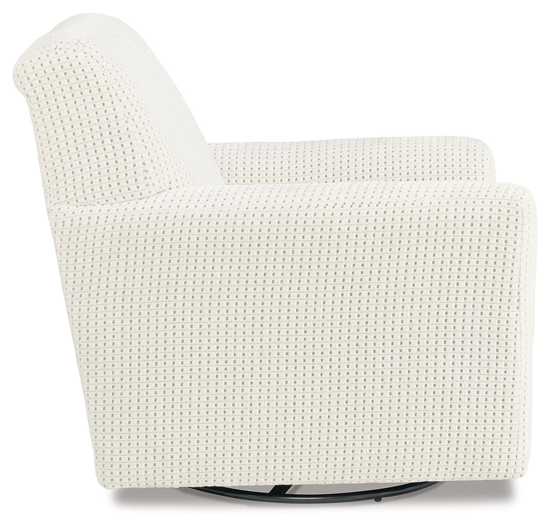 Herstow - Swivel Glider Accent Chair - Hornell Furniture Outlet