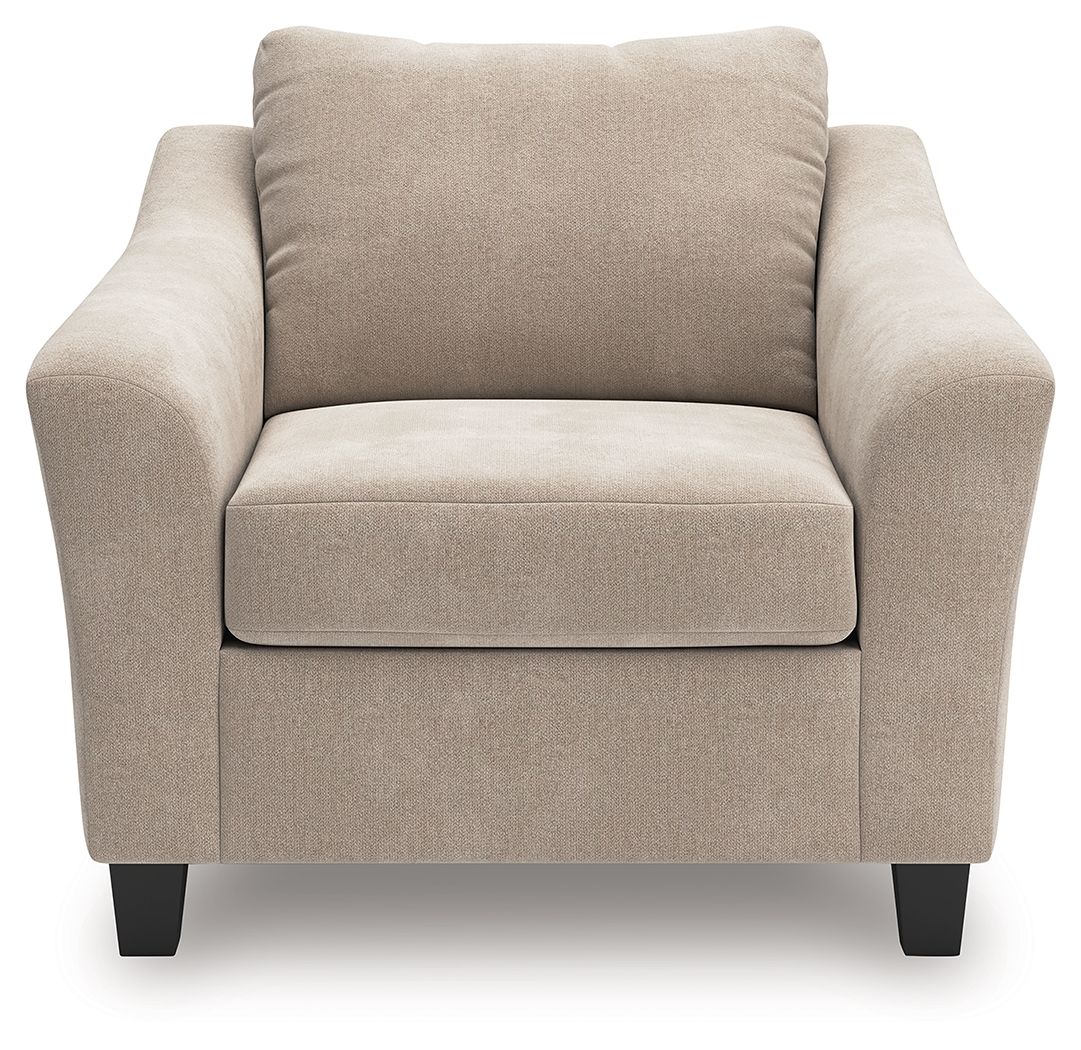 Willarae - Taupe - Chair And A Half - Hornell Furniture Outlet