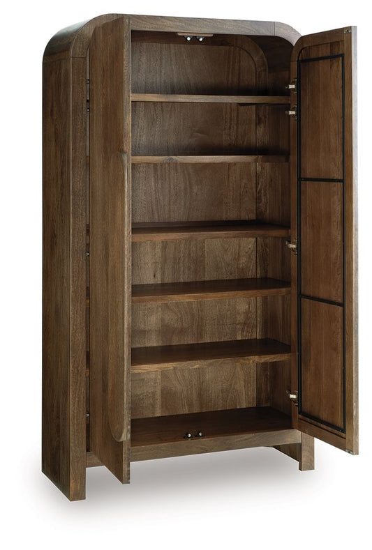 Thoren - Medium Brown - Accent Cabinet - Hornell Furniture Outlet