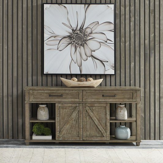 Parkland Falls - Sofa Table - Light Brown - Hornell Furniture Outlet