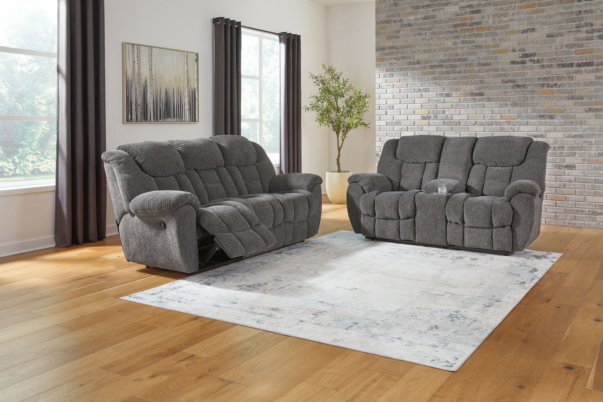 Foreside - Reclining Living Room Set - Hornell Furniture Outlet