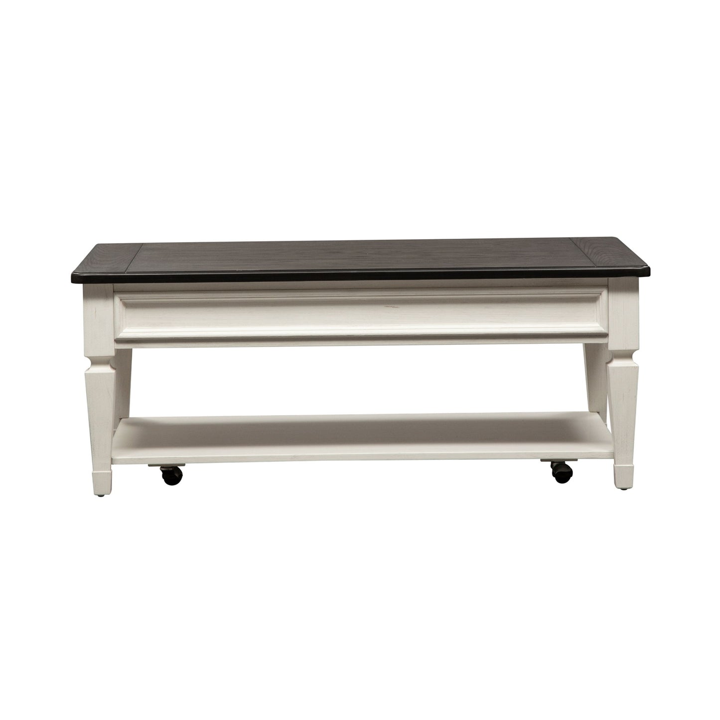 Allyson Park - Rectangular Cocktail Table - White - Hornell Furniture Outlet