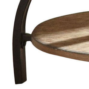 Denise - End Table Round - Brown - Hornell Furniture Outlet