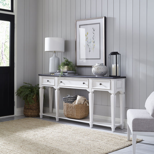 Allyson Park - Hall Table - White - Hornell Furniture Outlet