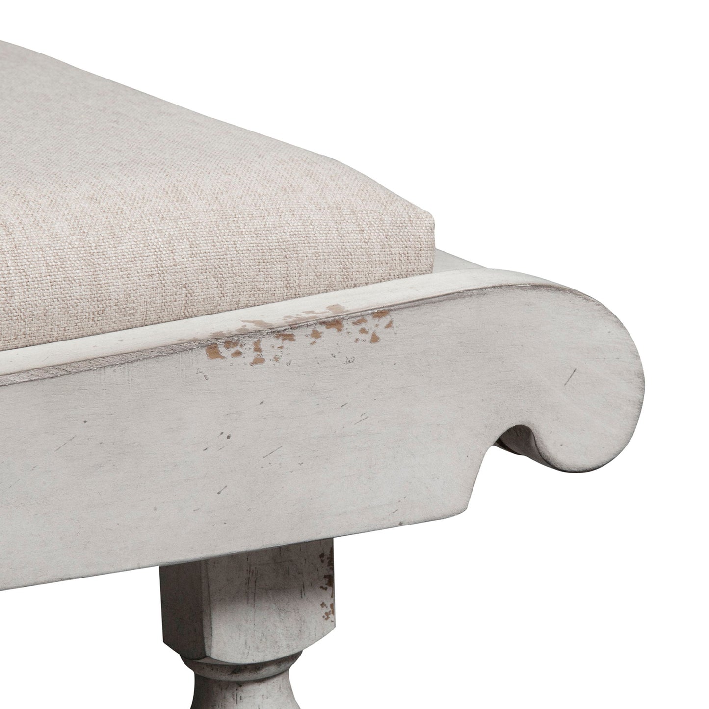 Whitney - Bench - White - Hornell Furniture Outlet