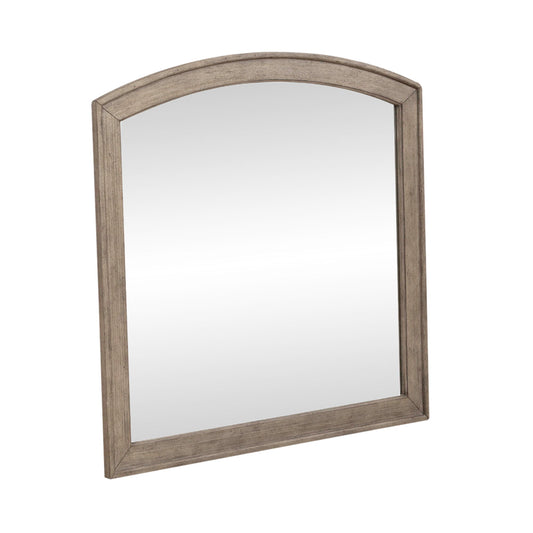Avalon - Arched Mirror - Burnished Beige - Hornell Furniture Outlet
