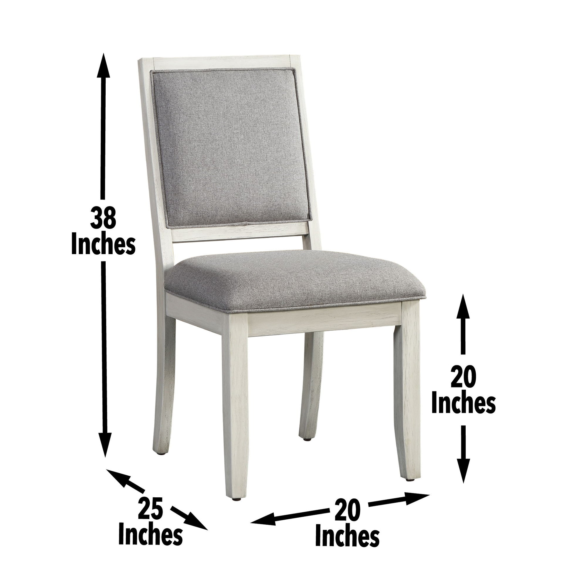Canova - Side Chair (Set of 2) - White - Hornell Furniture Outlet