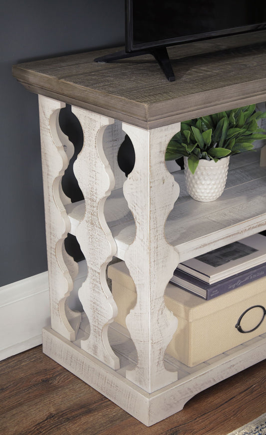 Havalance - Gray / White - Console Sofa Table - Hornell Furniture Outlet