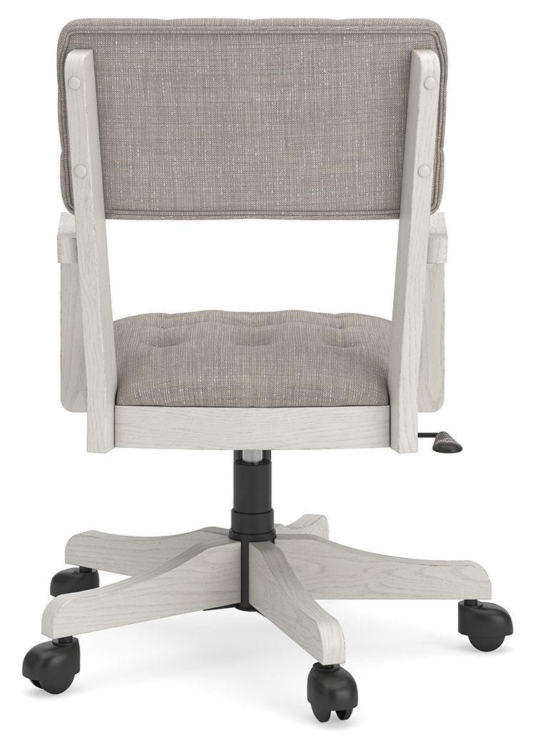 Robbinsdale - Antique White - Home Office Desk Chair - Hornell Furniture Outlet