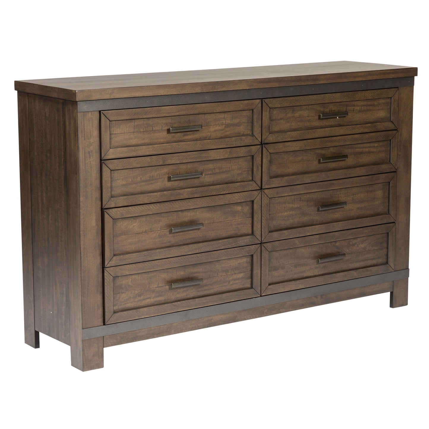 Thornwood Hills - 8 Drawer Dresser - Dark Brown - Hornell Furniture Outlet