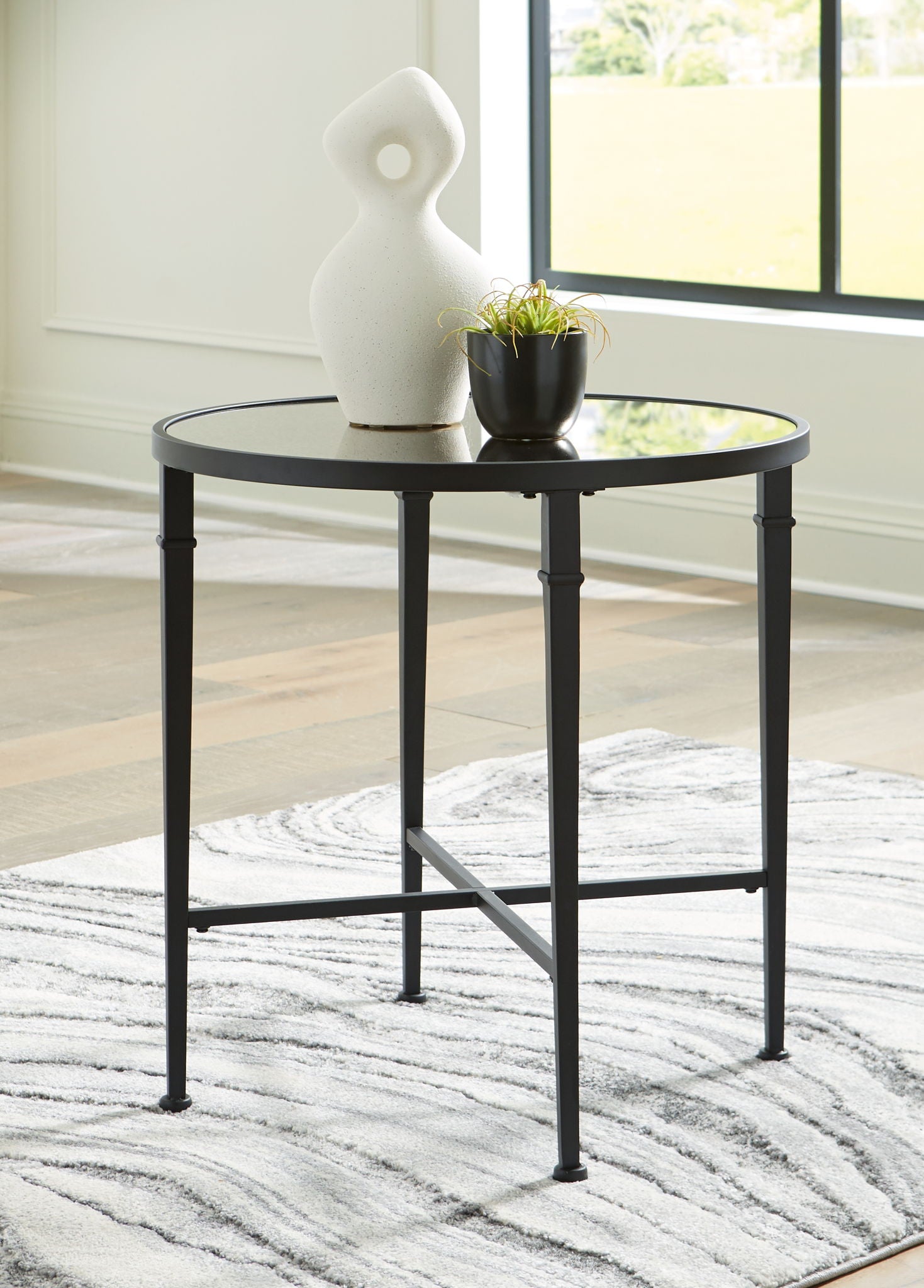 Cadeburg - Black - Accent Table - Hornell Furniture Outlet