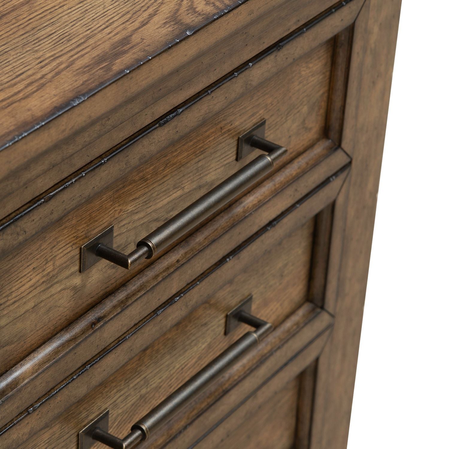 Carolina Park - Nightstand With Charging Station - Brown - Hornell Furniture Outlet