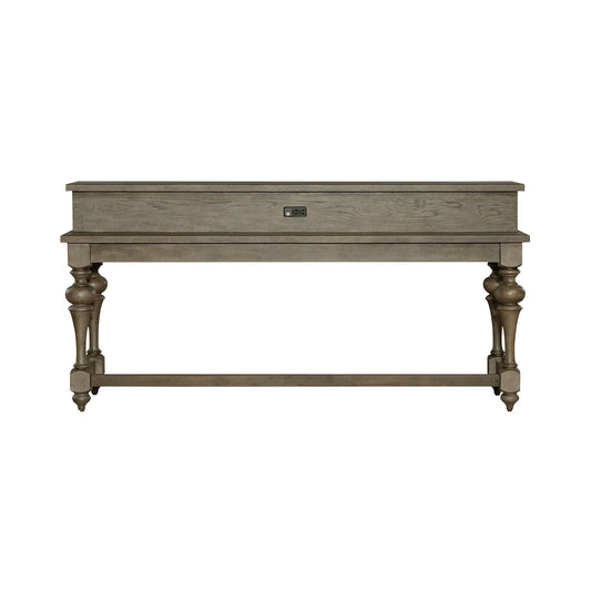 Americana Farmhouse - Console Bar Table - Light Brown - Hornell Furniture Outlet
