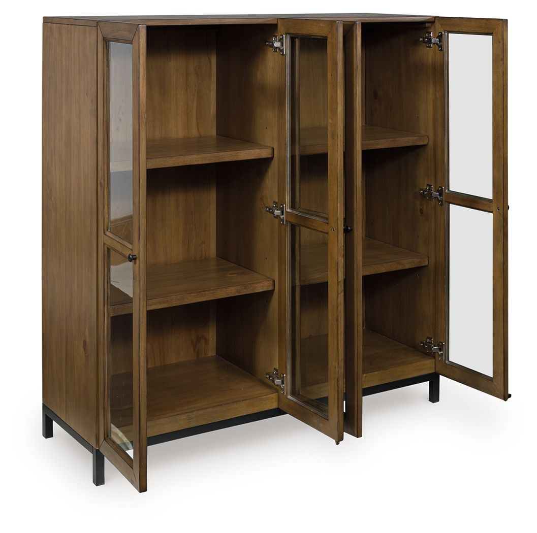 Wrenridge - Gray Brown - Accent Cabinet - Hornell Furniture Outlet