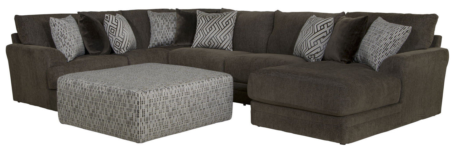 Galaxy - Sectional And Cocktail Ottoman - Hornell Furniture Outlet