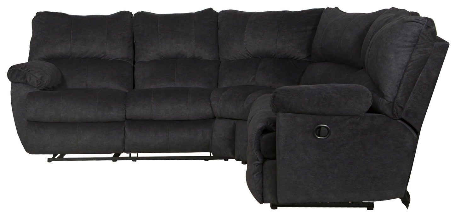Shane - 2 Piece Reclining Sectional - Hornell Furniture Outlet