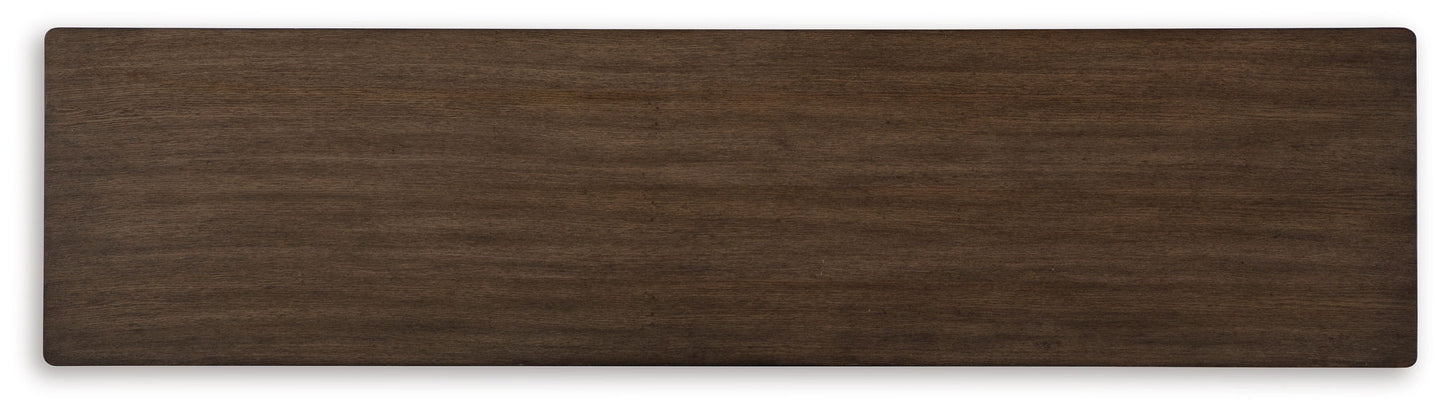 Hannodream - Warm Brown - Sofa Table - Hornell Furniture Outlet