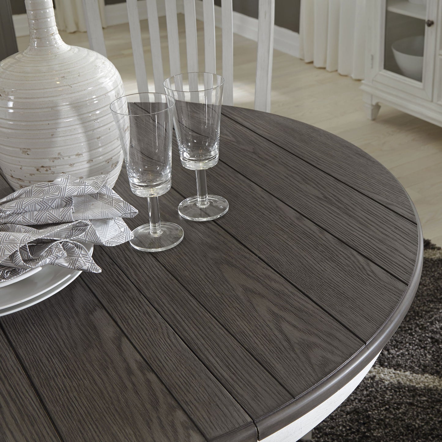 Allyson Park - Pedestal Table - Hornell Furniture Outlet