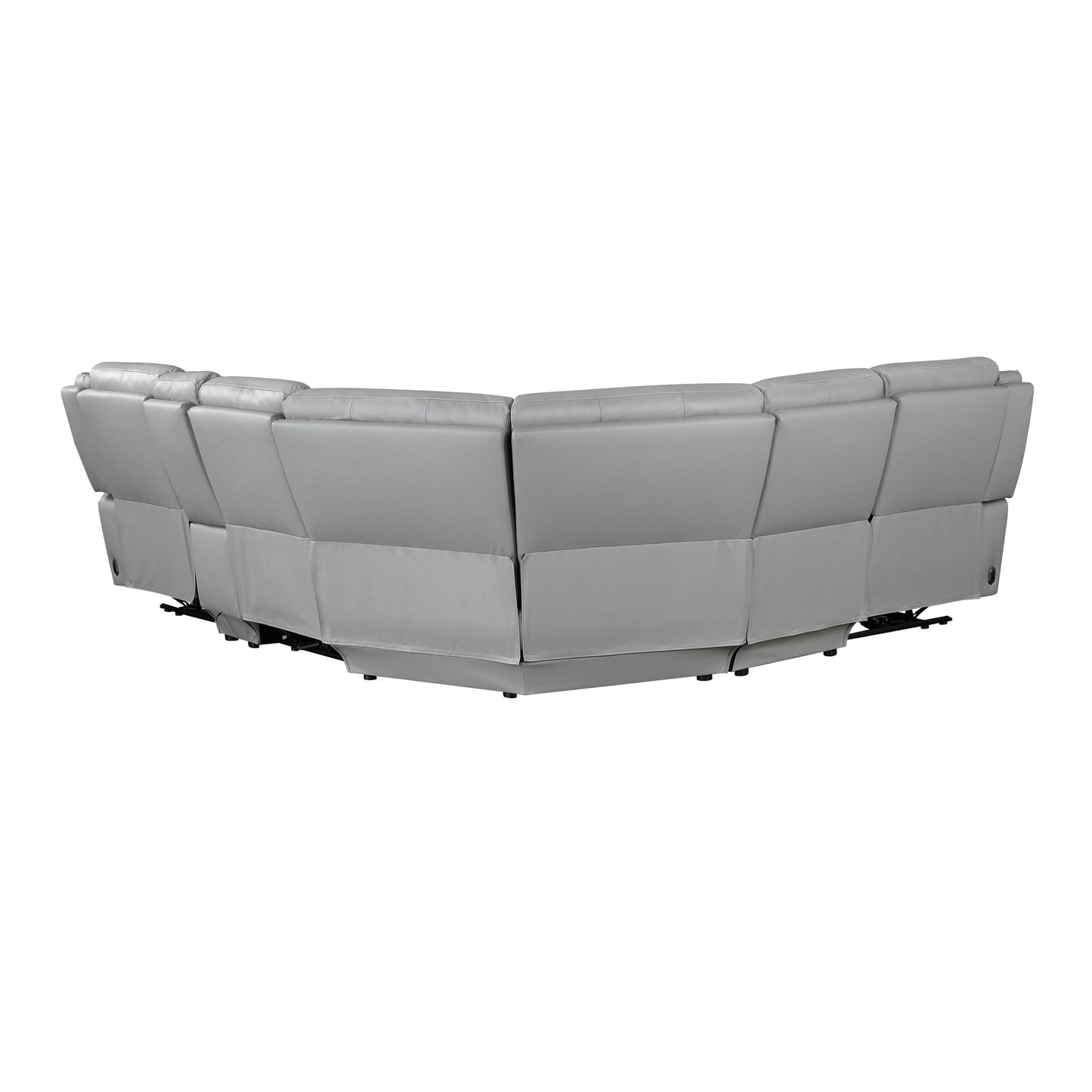 Alexandria - Leather Power Sectional - Hornell Furniture Outlet