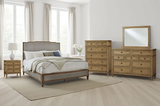 Sharlance - Upholstered Panel Bed - Hornell Furniture Outlet