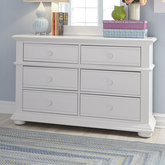 Summer House - 6 Drawer Dresser - White - Hornell Furniture Outlet