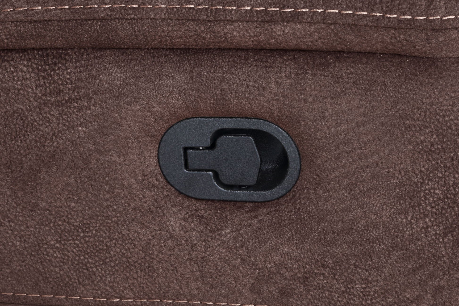 Pueblo - Manual Recliner Sofa - Dark Brown - Hornell Furniture Outlet