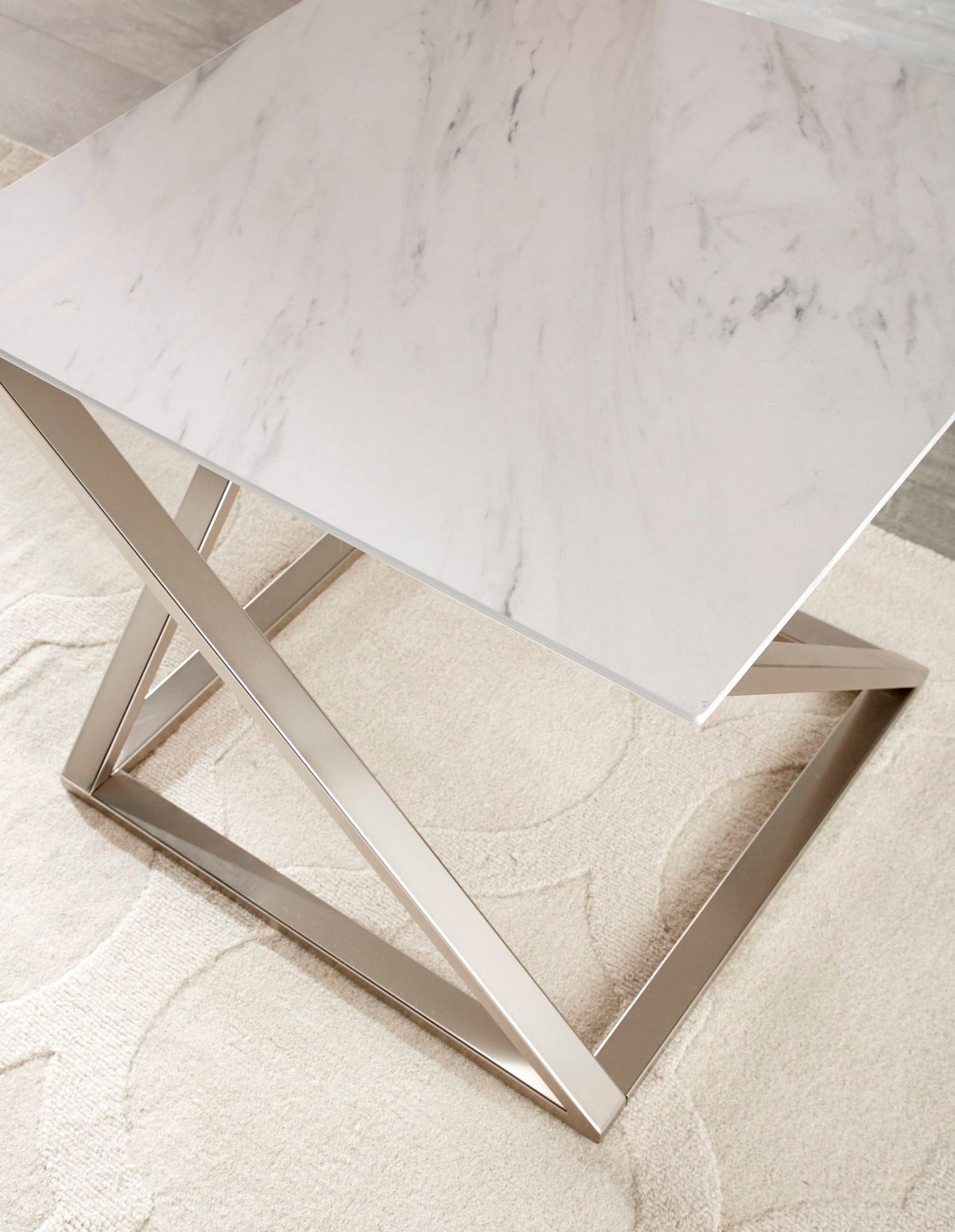Zurich - 3 Piece Occasional Table Set - White - Hornell Furniture Outlet