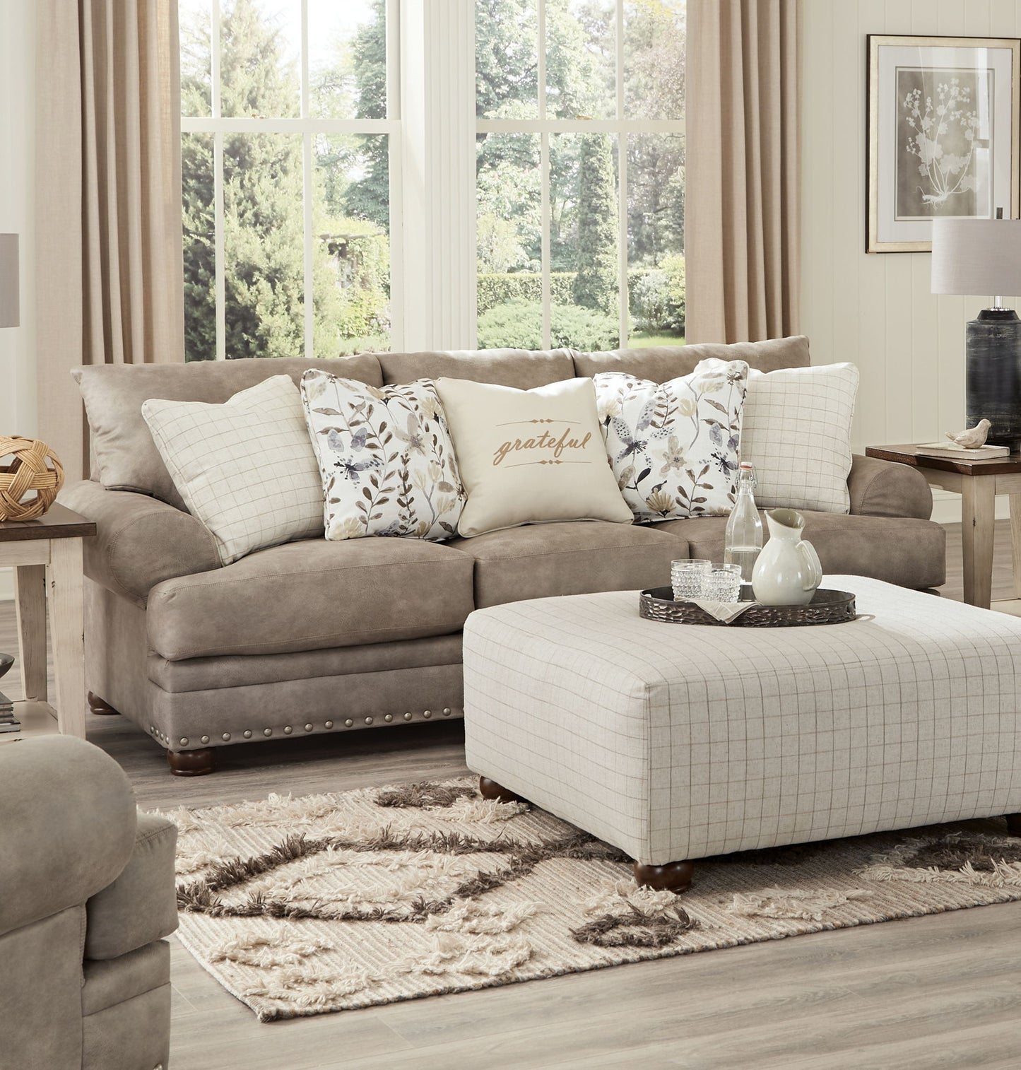 Briarcliff - Sofa - Pebble - Hornell Furniture Outlet