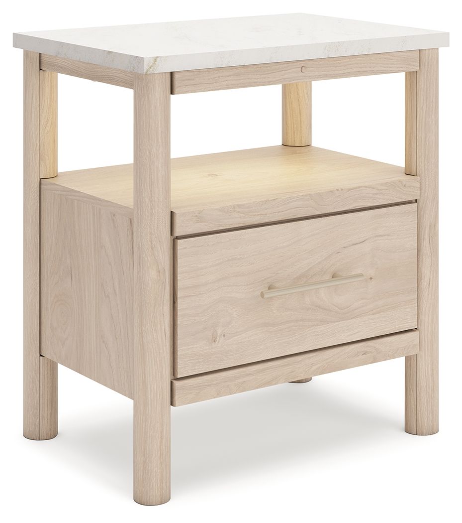 Cadmori - One Drawer Night Stand - Hornell Furniture Outlet