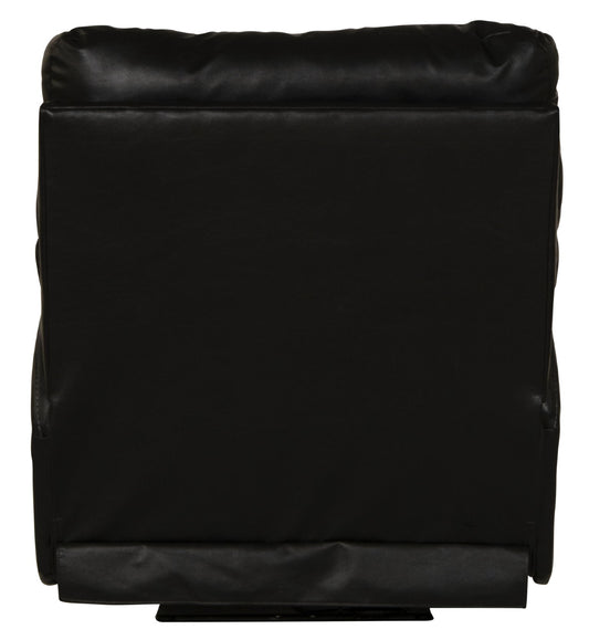 Angelo - Leather Power Recliner - Black - Hornell Furniture Outlet