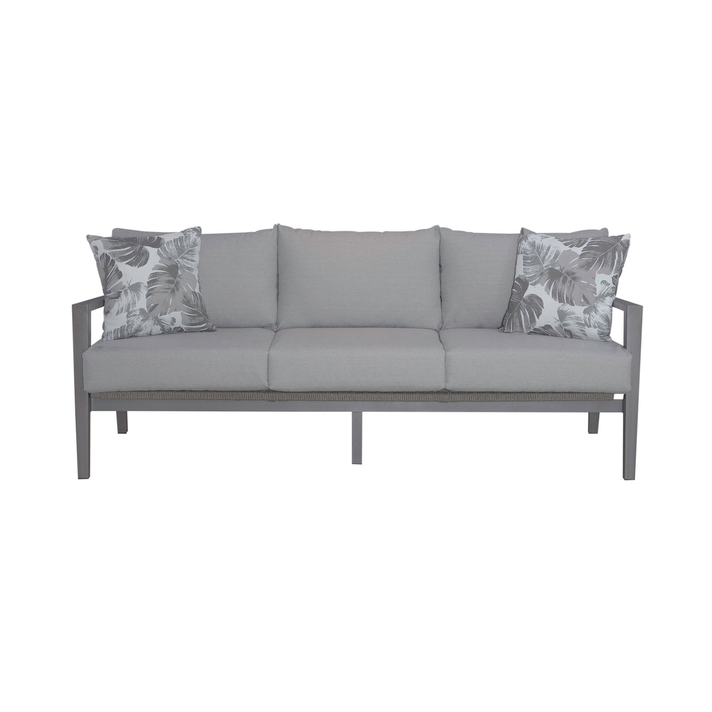 Plantation Key - Outdoor Sofa - Granite - Hornell Furniture Outlet
