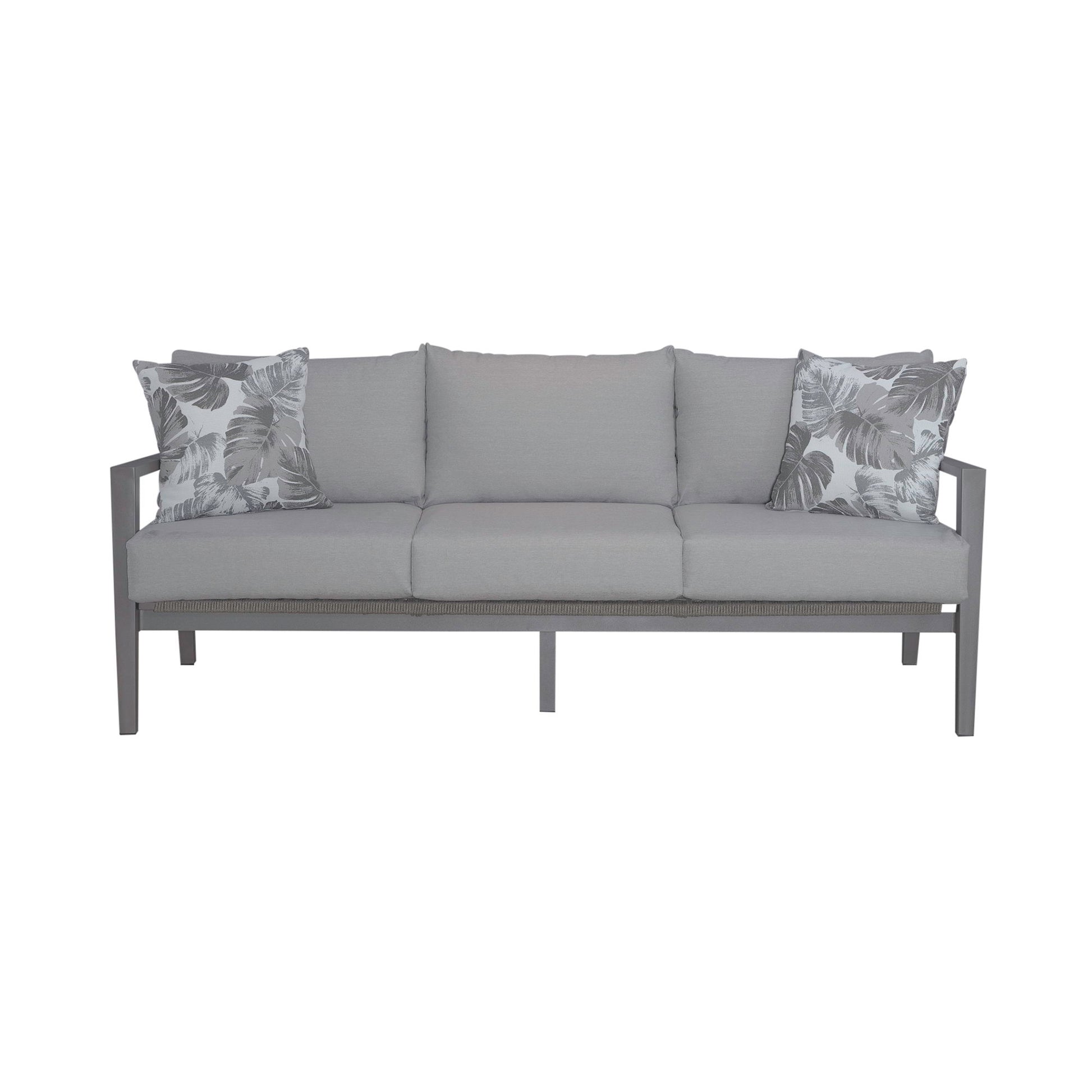 Plantation Key - Outdoor Sofa - Granite - Hornell Furniture Outlet