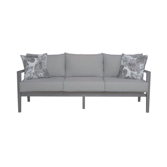 Plantation Key - Outdoor Sofa - Granite - Hornell Furniture Outlet