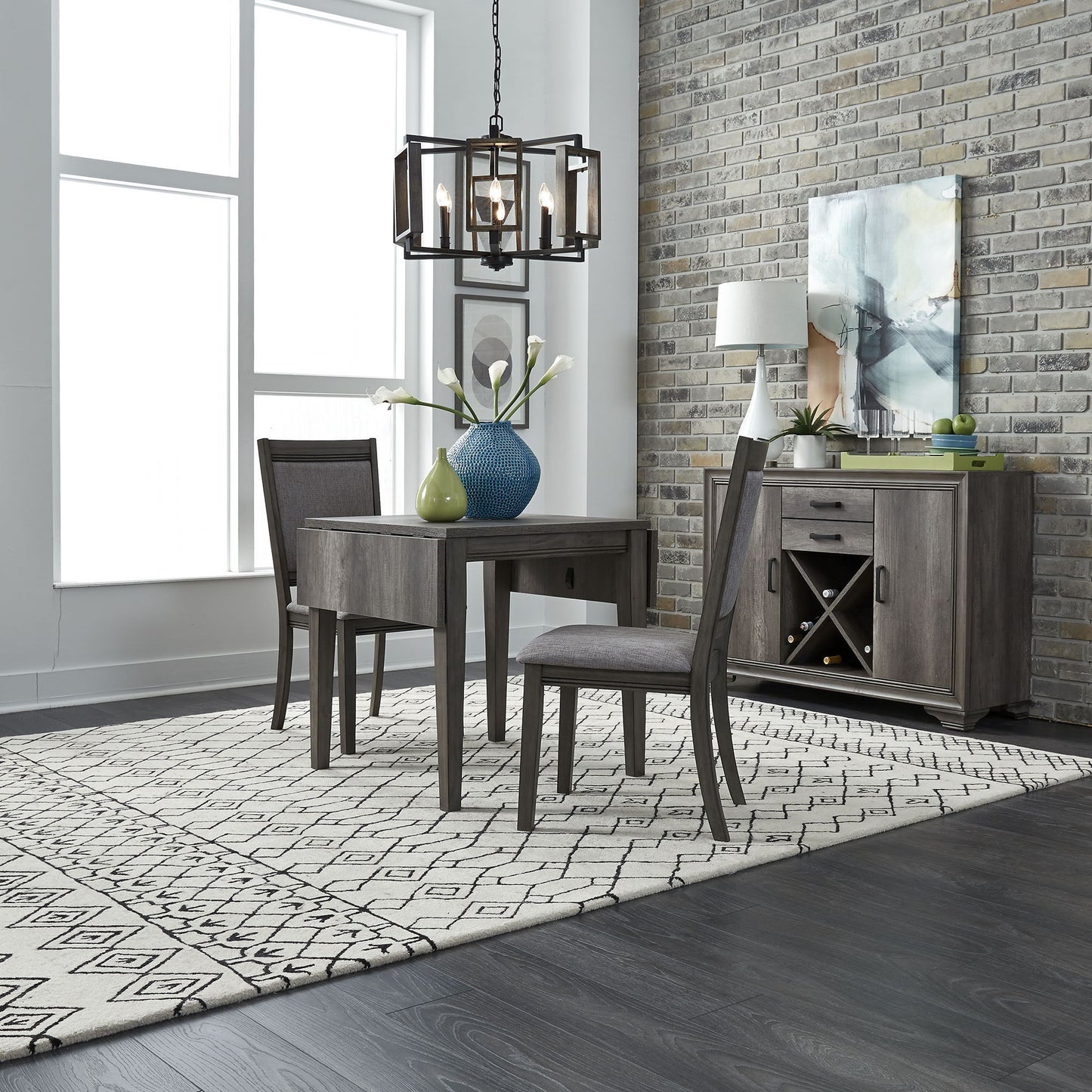 Tanners Creek - Drop Leaf Table Set - Hornell Furniture Outlet