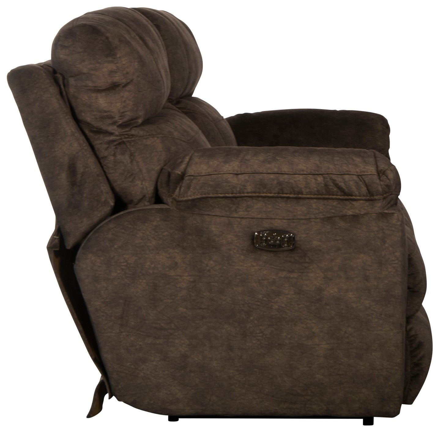 Sedona - Power Hdrst With Lumbar Lay Flat Reclining Console Loveseat With Storage & Cupholders - Hornell Furniture Outlet