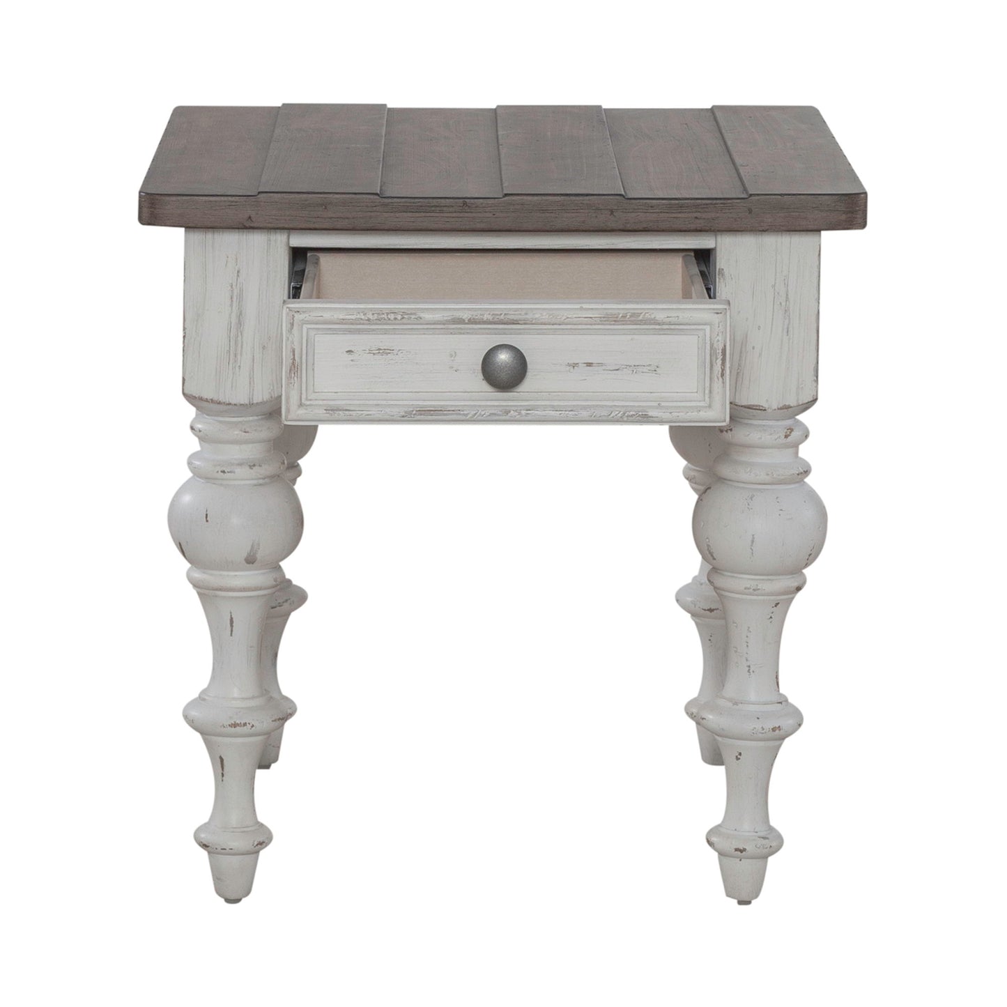 River Place - End Table - White - Hornell Furniture Outlet