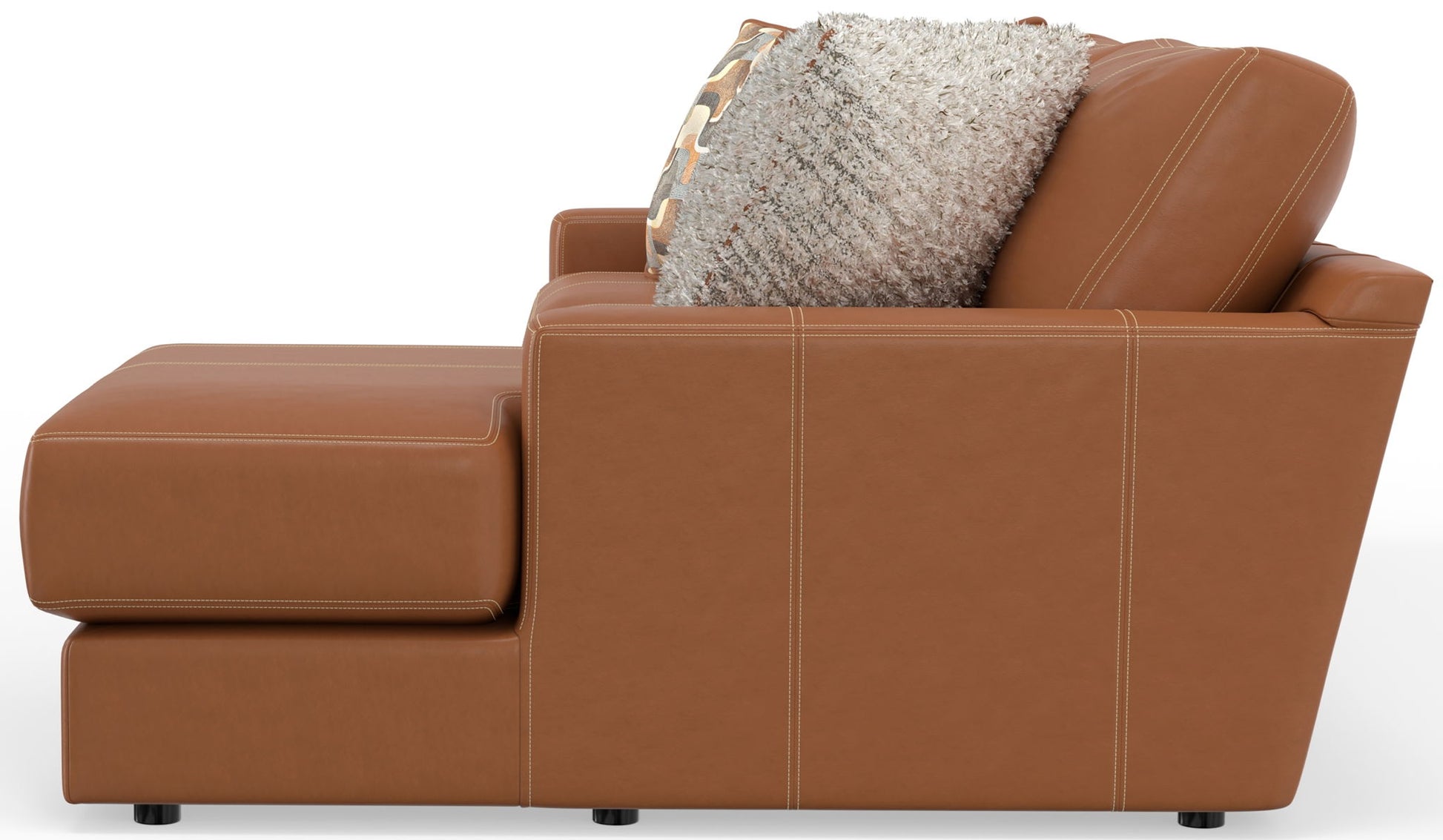 Minori - Italian Leather Sectional - Hornell Furniture Outlet