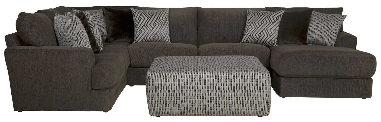 Galaxy - Sectional And Cocktail Ottoman - Hornell Furniture Outlet