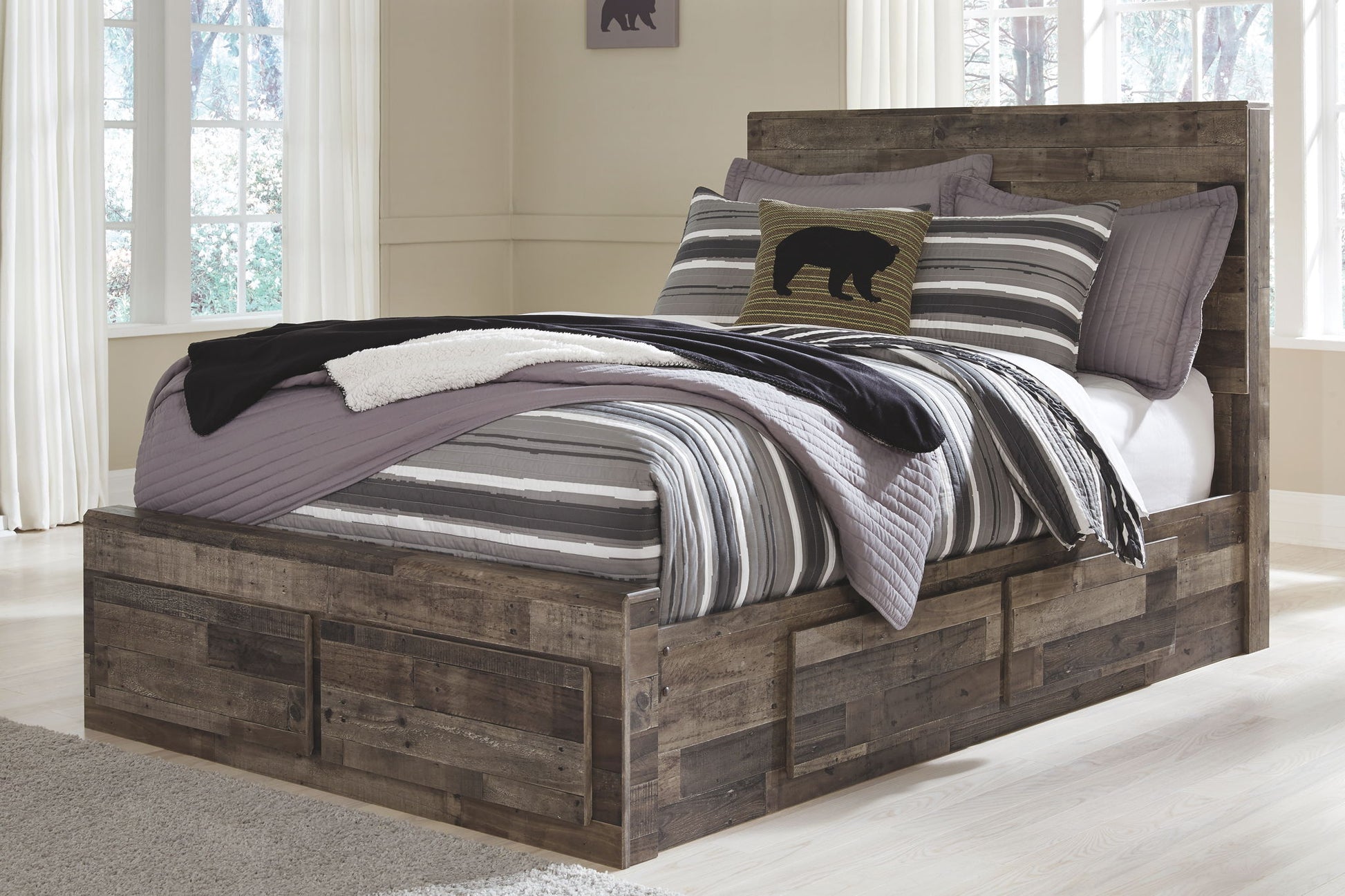 Derekson - Youth Panel Bedroom Set - Hornell Furniture Outlet