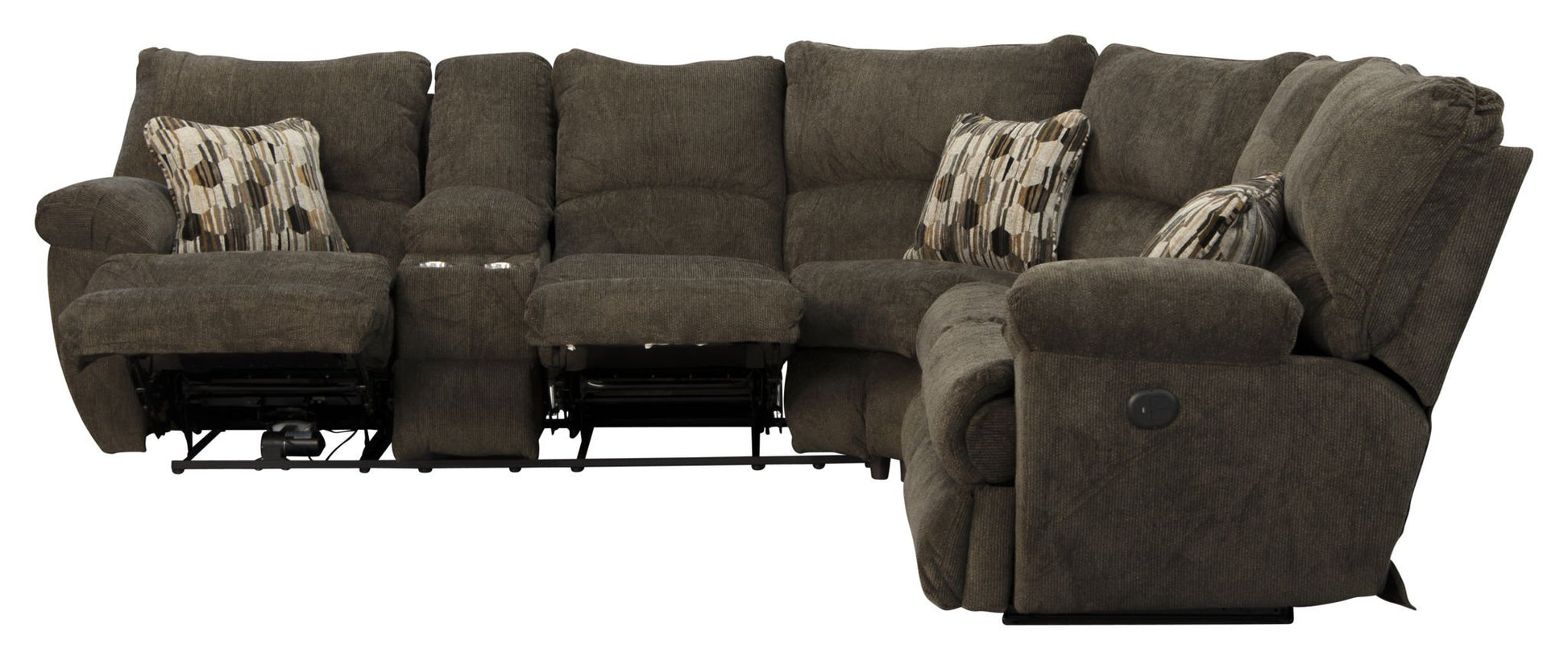Elliott - Reclining Sectional - Hornell Furniture Outlet