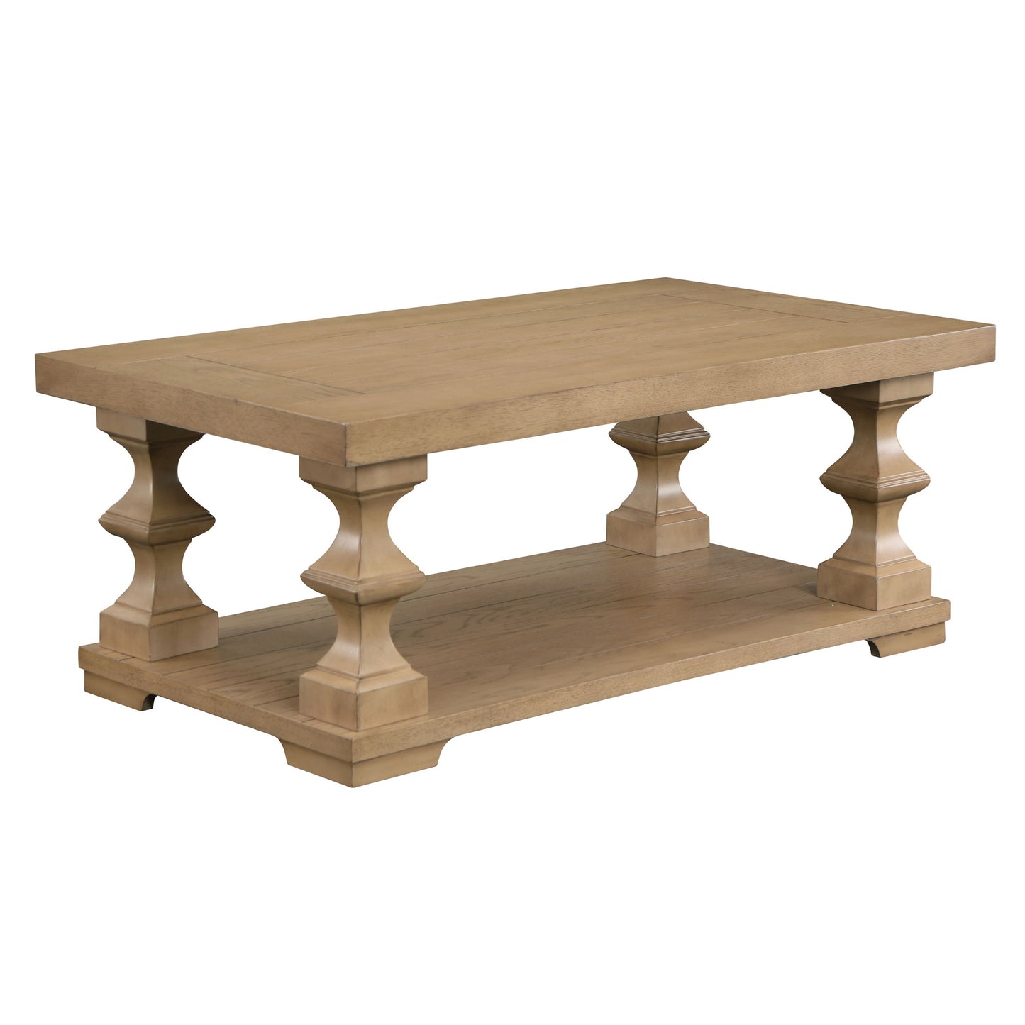 Dory - Coffee Table With Casters - Sand - Sand - Hornell Furniture Outlet