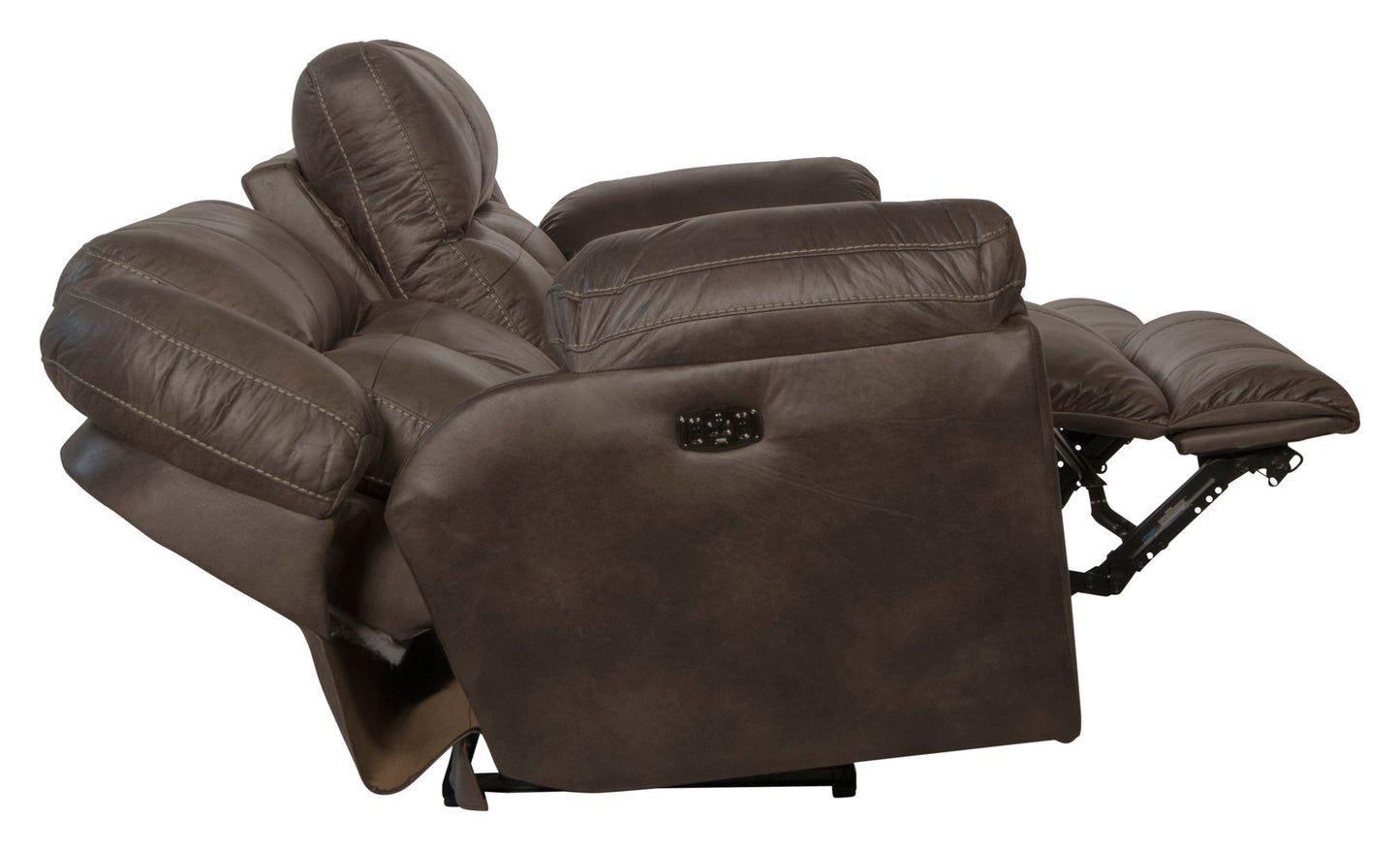 Ferrington - Power Lay Flat Reclining Sofa with Power Adjustable Headrest & Lumbar - Hornell Furniture Outlet