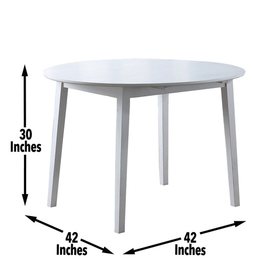Naples - Drop Leaf Dining Table - White - Hornell Furniture Outlet